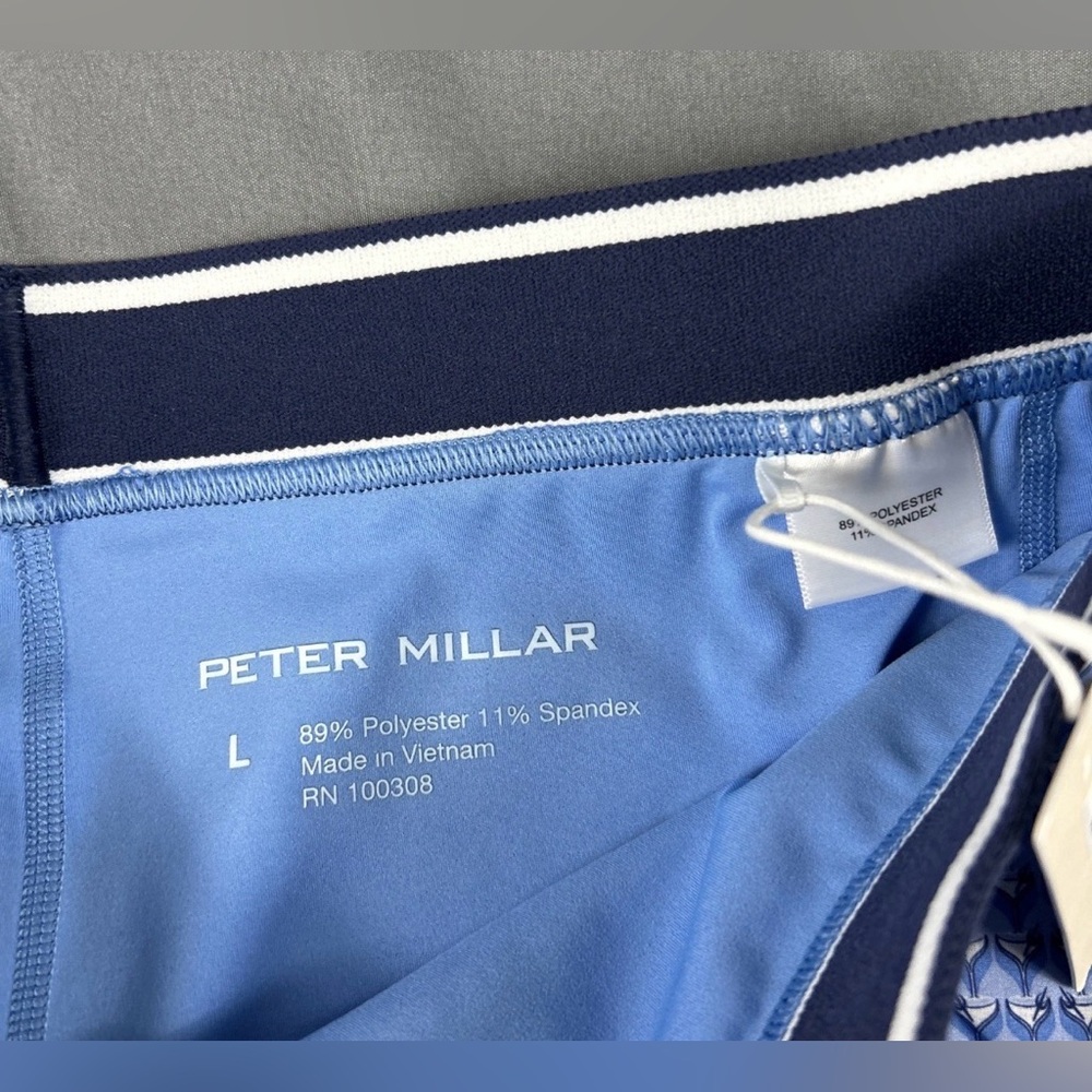Peter Millar Womens Golf Skort Martini Glasses Print Large Blue Polyester - Picture 5 of 6